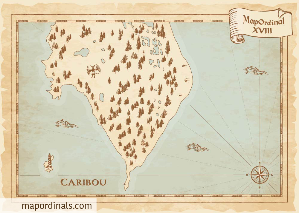 Caribou Map