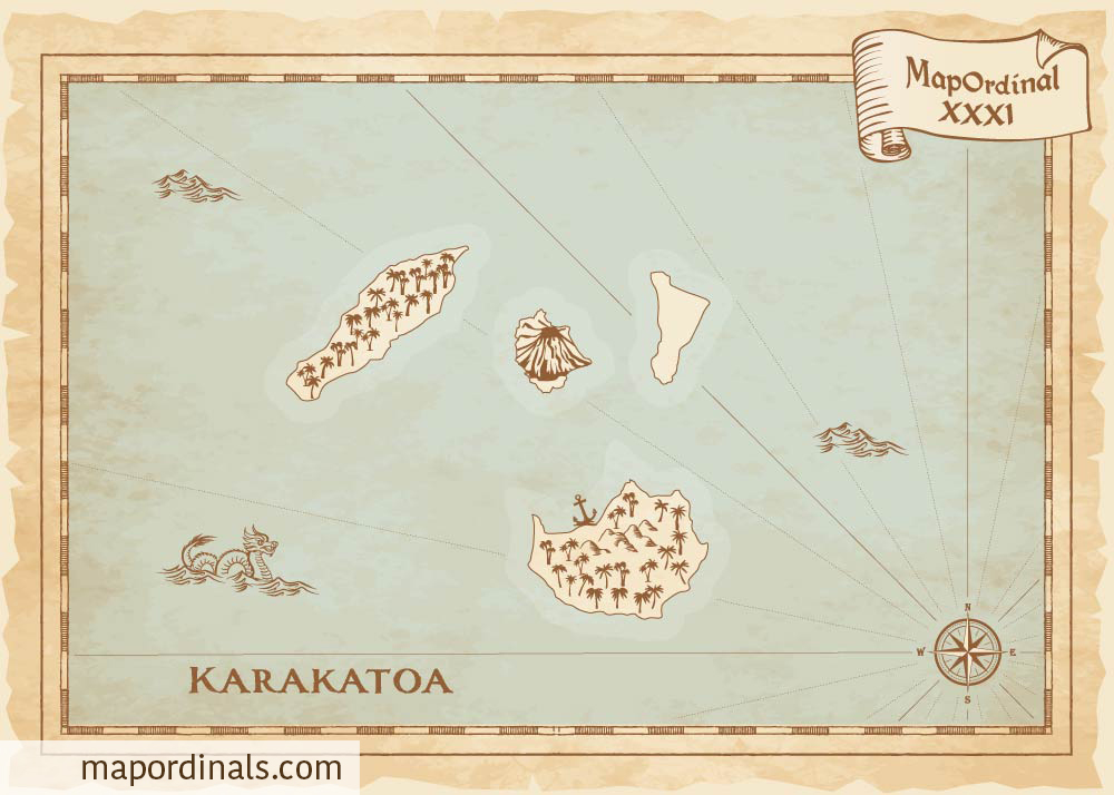 Karakatoa Map
