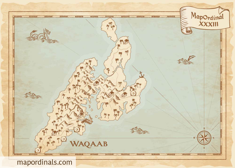 Yap Island Map