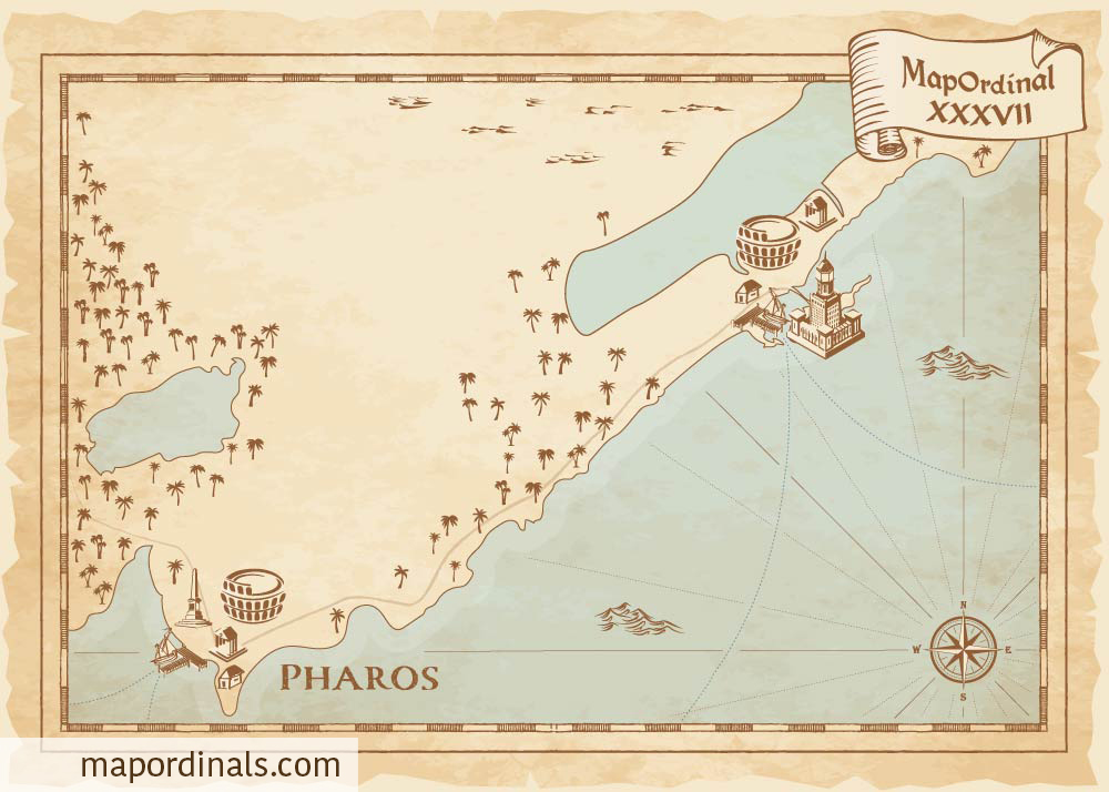Pharos Alexandria Map