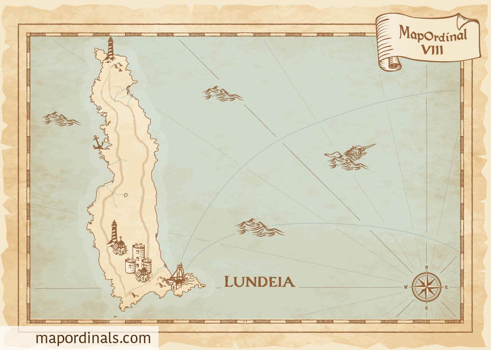 Lundy Island Map